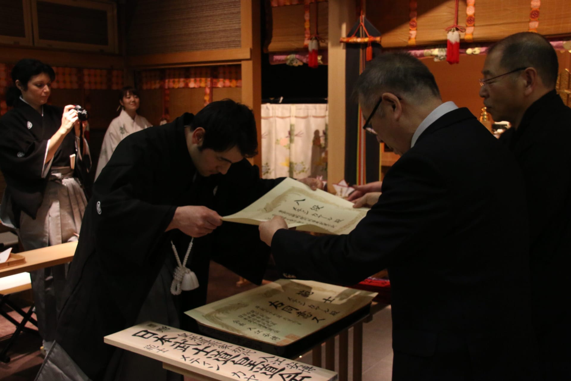 Shihan Zeremonie in Japan 2016